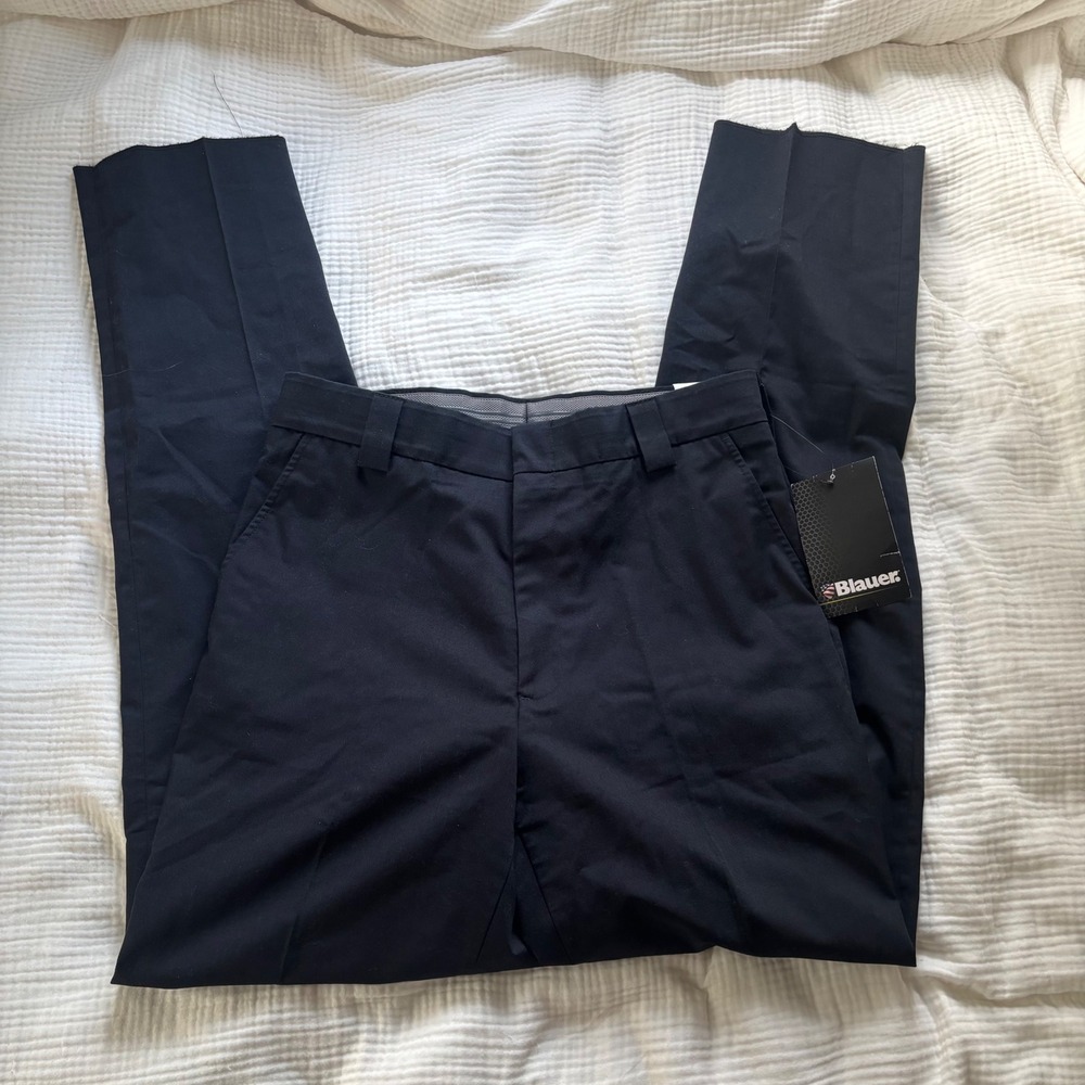 NWT Blauer Dark Navy Blue Uniform Trousers Pants 36 Long